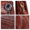 Croc Skin Crossbody Bag