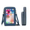 Touch Screen Waterproof Leather Crossbody Phone Bag