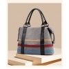 Canvas Zip Top Tote Bag