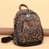 Cheetah Print Backpack Purse