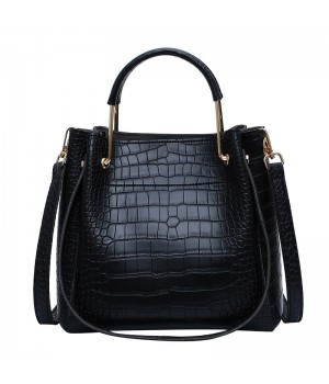 Embossed Leather Handbag