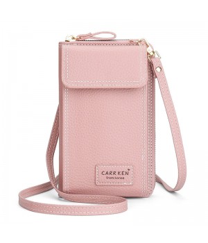 Pebbled Leather Phone Crossbody Bag