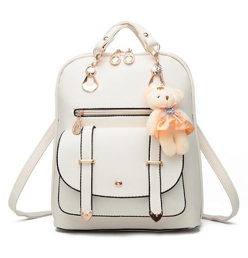 PU Leather Backpack Purse