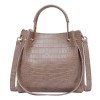 Embossed Leather Handbag