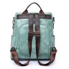 Theft Proof Leather Backpack