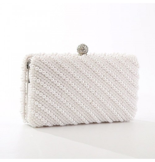 White Prom Purse