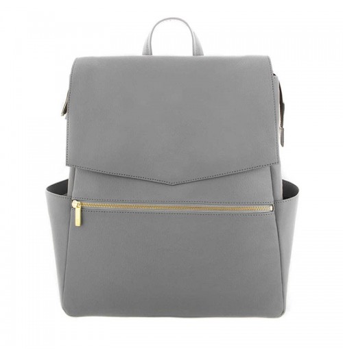 Faux Leather Diaper Backpack