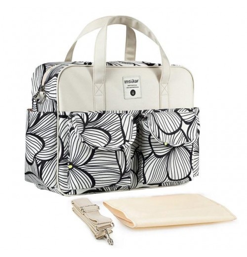 Floral Diaper Bag Tote