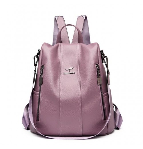 Anti Theft Backpack Purple